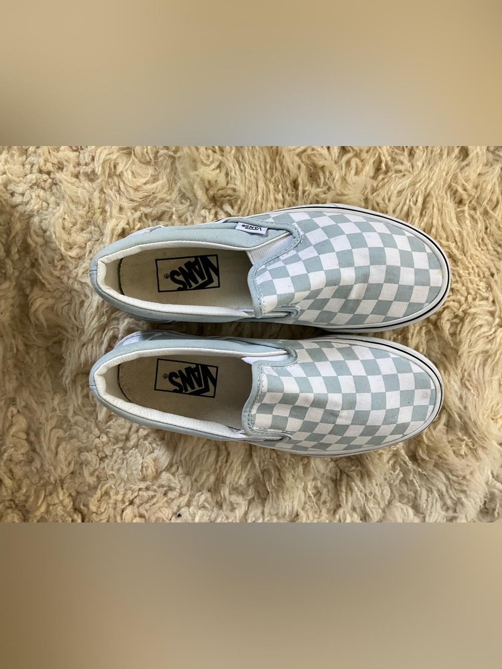 Vans Classic Slip-On 'Checkerboard - Ballad Blue - Picture 3 of 5
